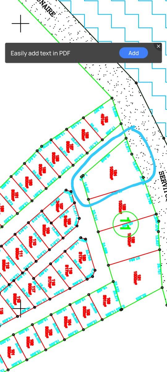 Terrain à vendre chap-chap