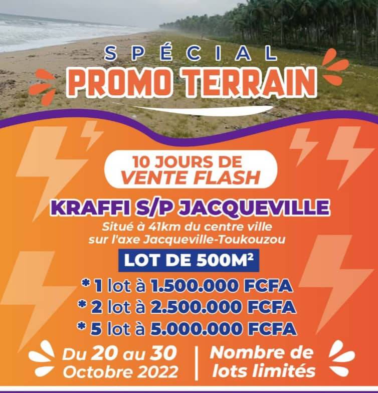 Vente flash de terrains à Jacqueville